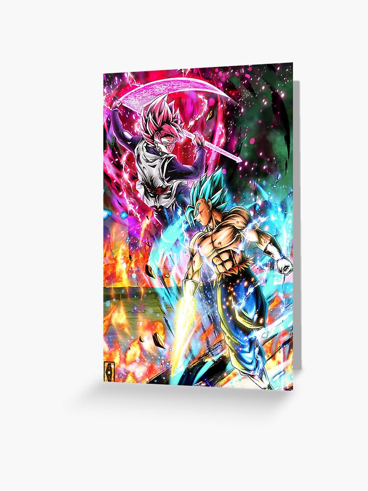 Gogeta ssj4 Greeting Card by Abyllion-art