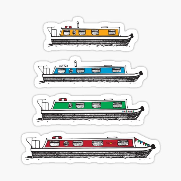 Item preview, Narrow Boat,Narrow Boats, Canals, Barge, Illustrated Tribute designed and sold by FoleyPottery.