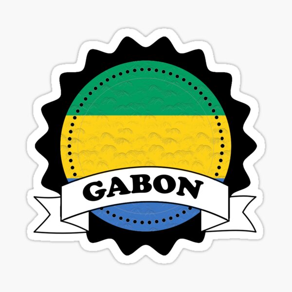 Gabon Coat of Arms Flag License Plate