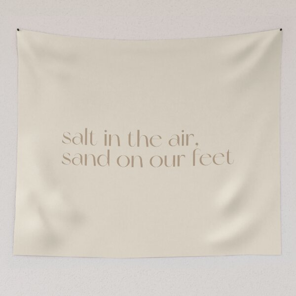 Item preview, Salt In The Air | Neutral Modern Lettering designed and sold by Sarahelena Barrios.