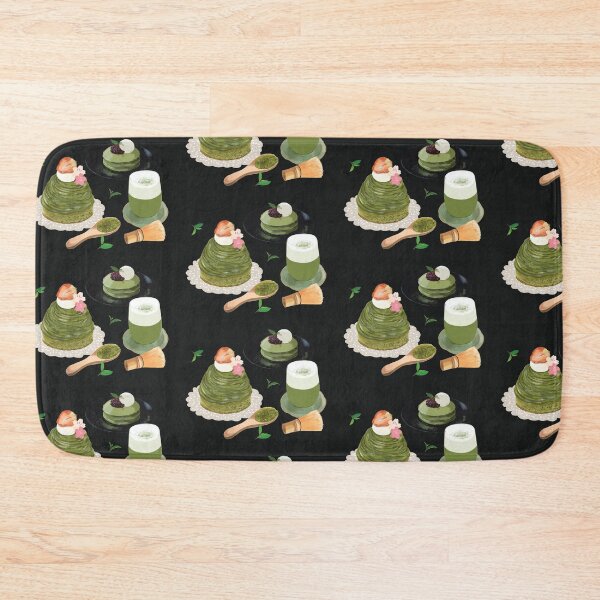 Item preview, Assorted Matcha Desserts - Green Tea Latte, Pancakes and Matcha Mont Blanc designed and sold by Alicia Chee.