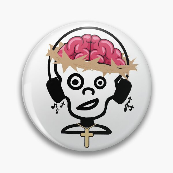Item preview, Zombie Jesus enjoying Music with Black Headphones designed and sold by TheTrueOne.