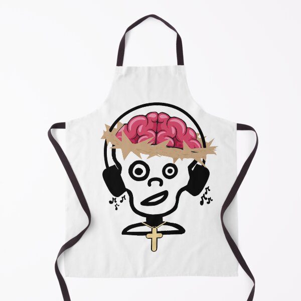 Item preview, Zombie Jesus enjoying Music with Black Headphones designed and sold by TheTrueOne.