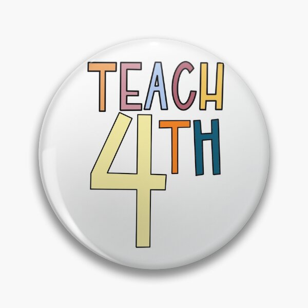 Item preview, Teach 4th Grade designed and sold by emfseal.