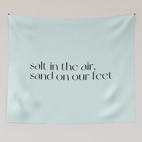 Item preview, Salt In The Air | Black Modern Lettering designed and sold by Sarahelena Barrios.