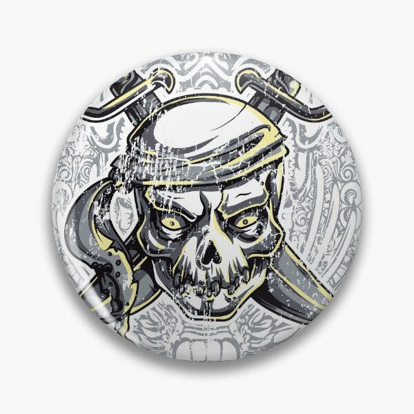 Item preview, Pirate Skull with Swords designed and sold by Mterry1202.