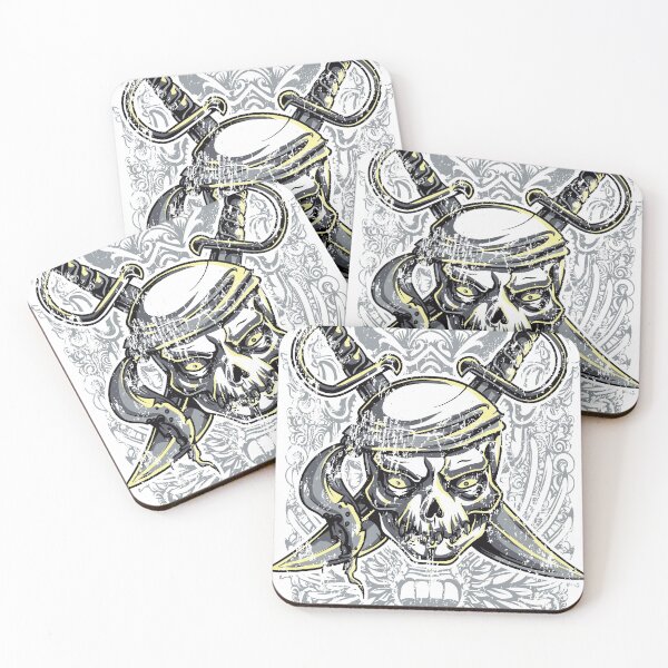 Item preview, Pirate Skull with Swords designed and sold by Mterry1202.