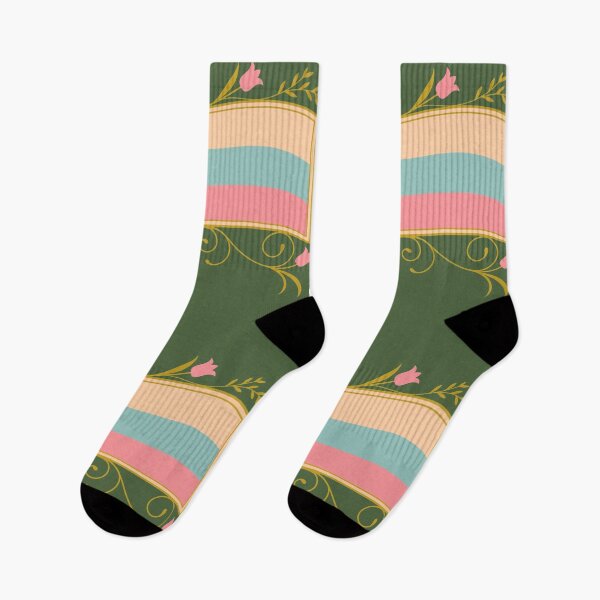 Artikelvorschau, PASTELWELLEN IM GRÜNEN HINTERGRUND entworfen und verkauft von wildwhimsical.
