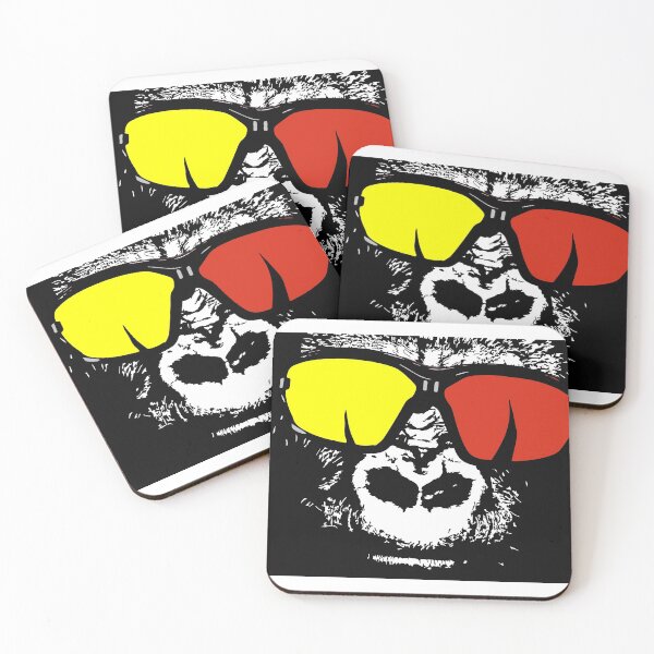 Item preview, Ape with 3D Glasses designed and sold by sgmydesigns.