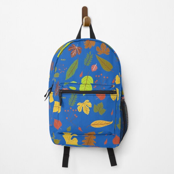 Item preview, Autumn Leaves on Indigo Blue designed and sold by funnyasma.