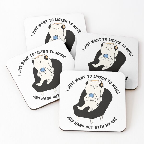 Item preview, Music And Cat Quote   designed and sold by Primroaddesigns.