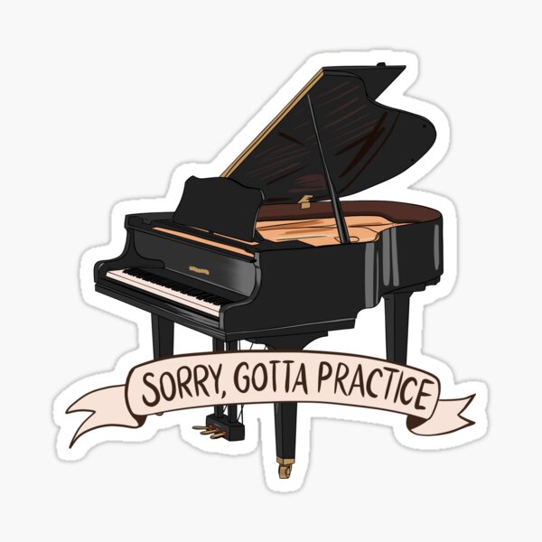 Sticker grand piano 