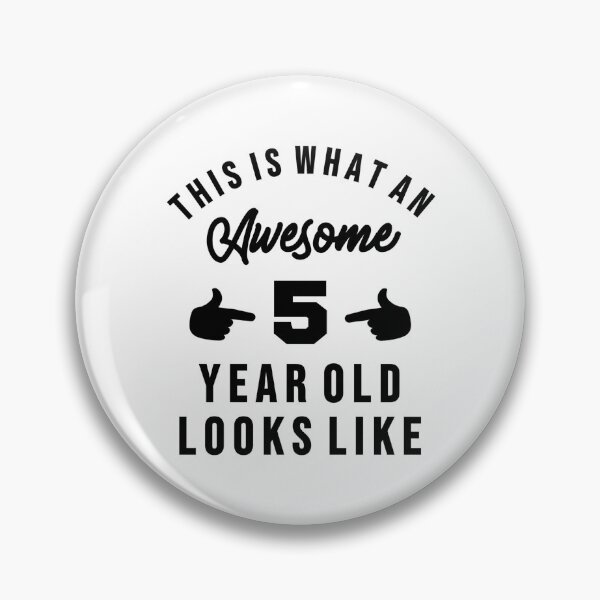 Item preview, This Is What An Awesome Five Year Old Looks Like designed and sold by Gift For You.