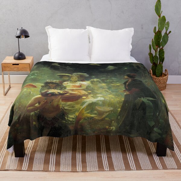 Item preview, Vintage Mermaid artwork ilya yefimovich repin sadko in the underwater kingdom designed and sold by Vintage Designs +.