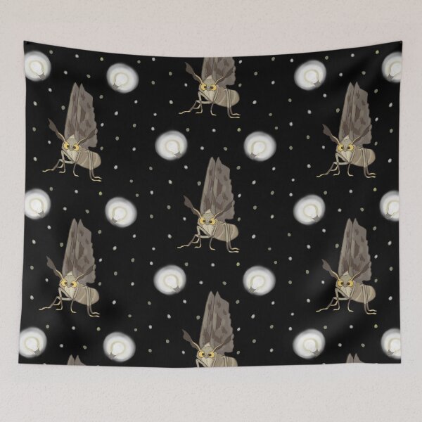 Item preview, Cross-eyed Moth designed and sold by Casey Wilkinson.