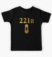Sherlock Holmes "221B" Kids Tee