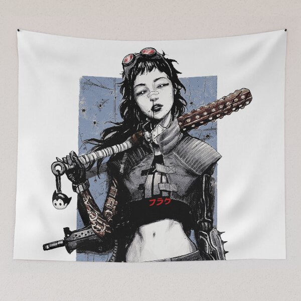 Item preview, Vaporwave Cyberpunk Girl Japanese Urban Style designed and sold by OWLvision33.