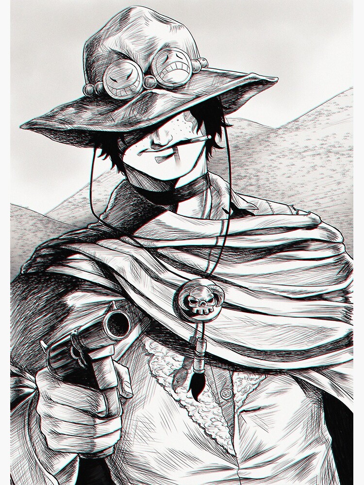 Chapéu Ace One Piece Cowboy