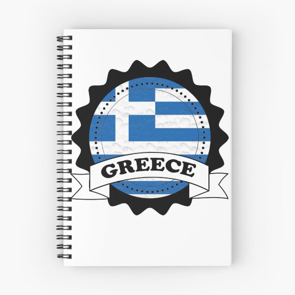 Item preview, Greece Emblem-Badge-Flag designed and sold by Gina-Driada.