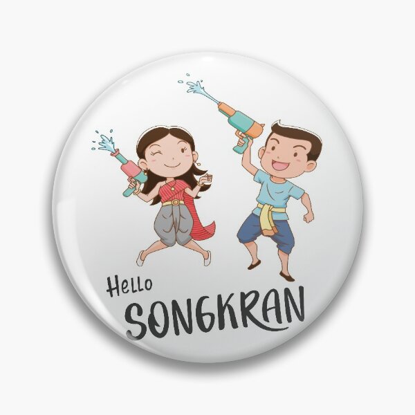 Artikelvorschau, SongKran Thai Wasser geworfen Wasser Festival Zeichnung Design entworfen und verkauft von Wisit Thongngam.