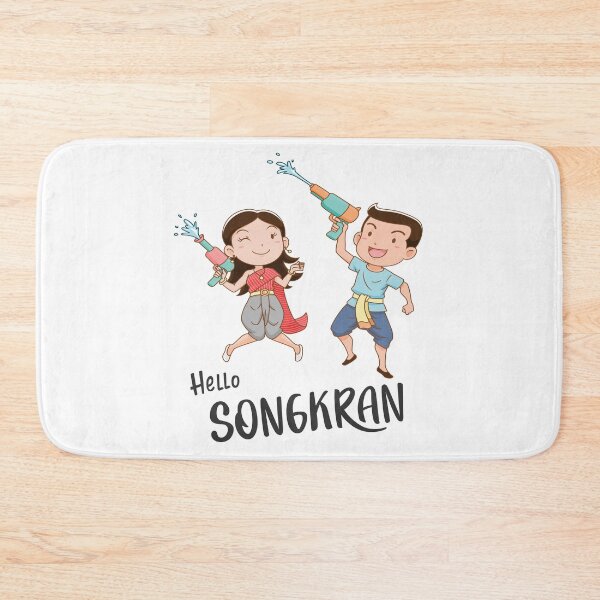 Artikelvorschau, SongKran Thai Wasser geworfen Wasser Festival Zeichnung Design entworfen und verkauft von Wisit Thongngam.
