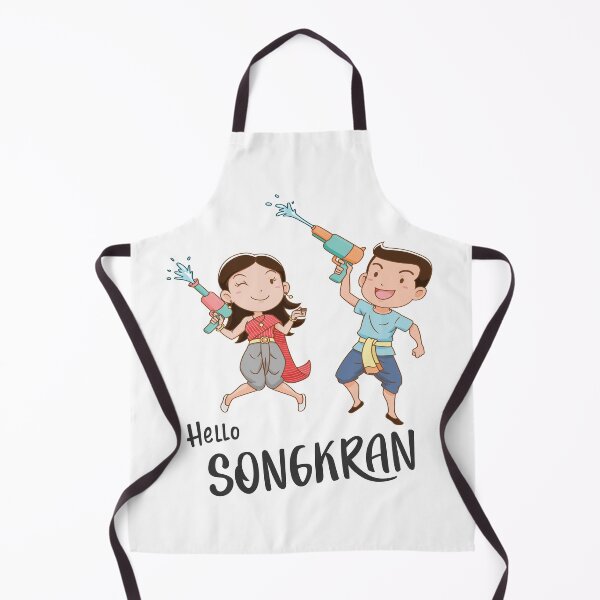 Artikelvorschau, SongKran Thai Wasser geworfen Wasser Festival Zeichnung Design entworfen und verkauft von Wisit Thongngam.
