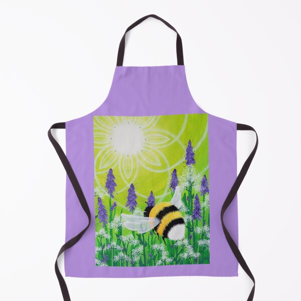 Item preview, Bumblebee on a meadow of flowers designed and sold by Bellainfinitum.