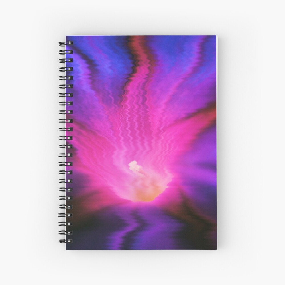 Morning Glory Reflection Spiral Notebook
