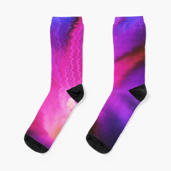 Morning Glory Reflection Socks