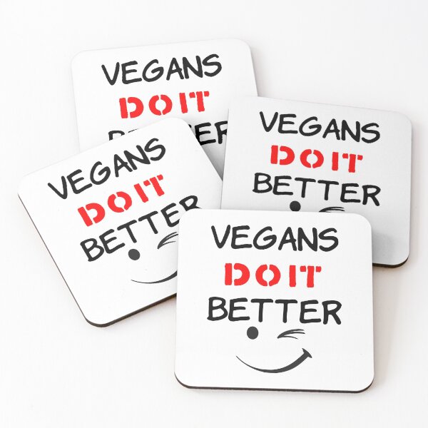 Item preview, Vegans Do It Better Red designed and sold by CreativeBel.