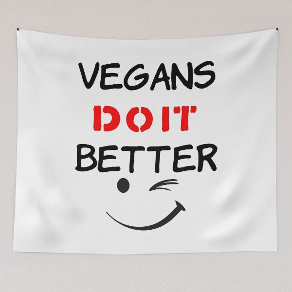 Item preview, Vegans Do It Better Red designed and sold by CreativeBel.