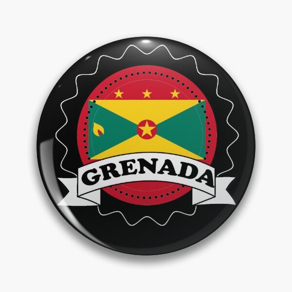 Item preview, Grenada Emblem-Badge-Flag designed and sold by Gina-Driada.