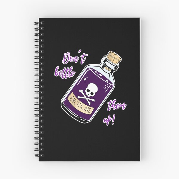 Item preview, No las reprimas: emociones: botella de veneno inspirada en tatuajes designed and sold by Gerhanj.