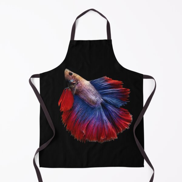 Item preview, Siamese fighting fish red blue- betta splendens designed and sold by kawrdesigns.