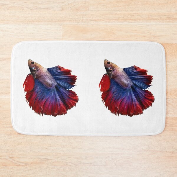 Item preview, Siamese fighting fish red blue- betta splendens  designed and sold by kawrdesigns.