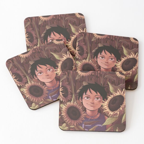 Item preview, One Piece Luffy Sunflowers designed and sold by TKiddo.