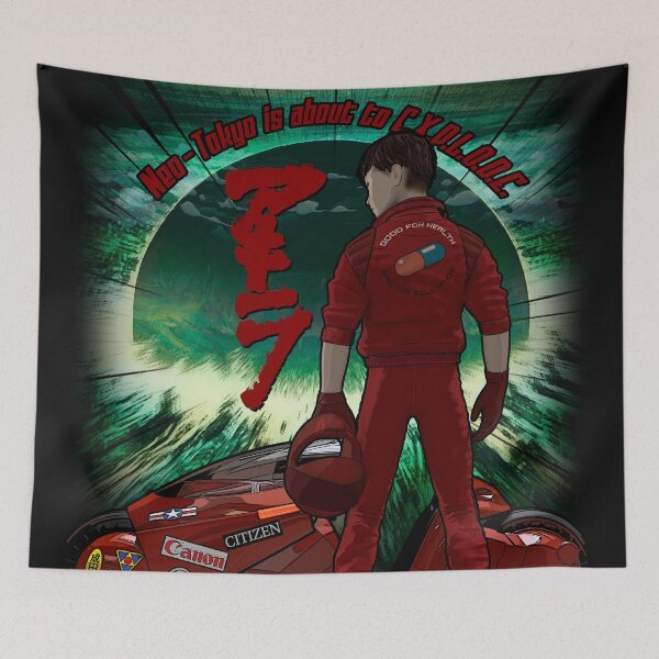 Item preview, Shotaro Kaneda motorcicle esplosion designed and sold by arayatees.