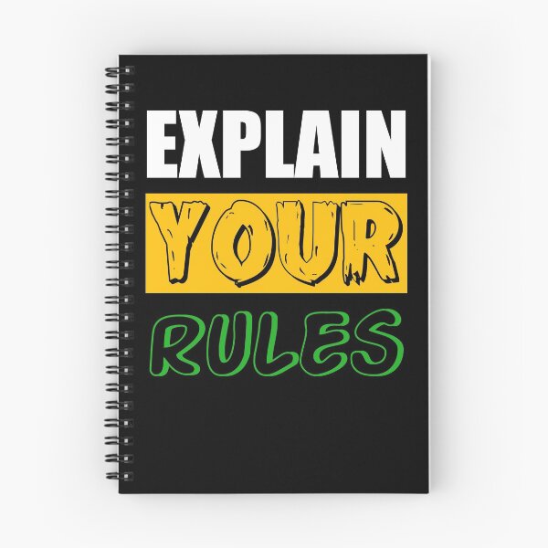 Item preview, Explain Your Rules designed and sold by sasijaya.