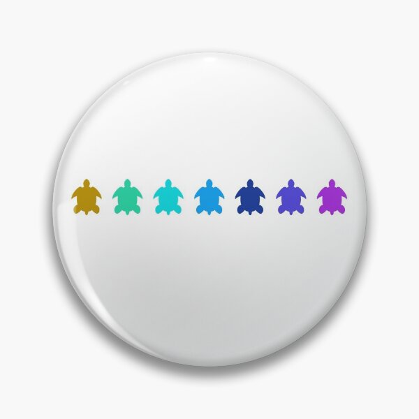 Item preview, Sea Turtles in Mood Ring Colors designed and sold by fontspree.