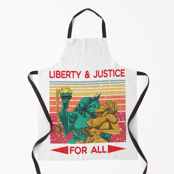 Item preview, with liberty and justice for all designed and sold by GalaxyStoreDZ.