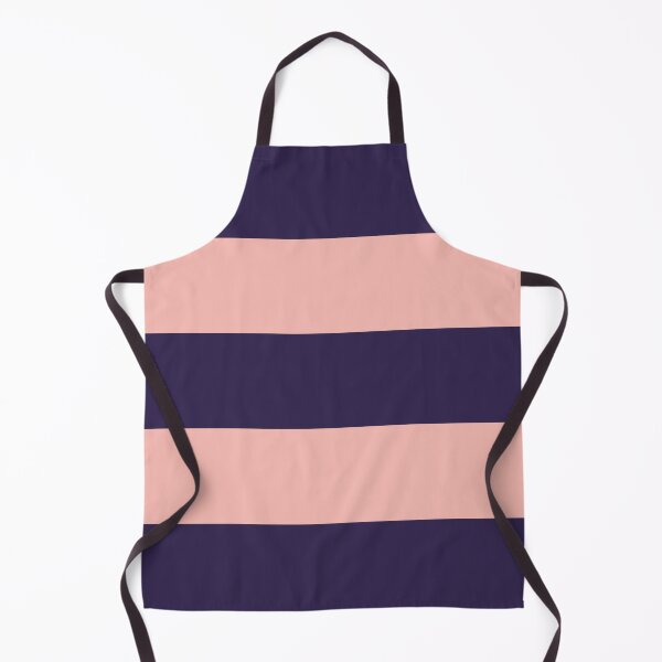 Item preview, Large NAVY BLUE and BABY PINK Horizontal STRIPES designed and sold by RachelMacht.