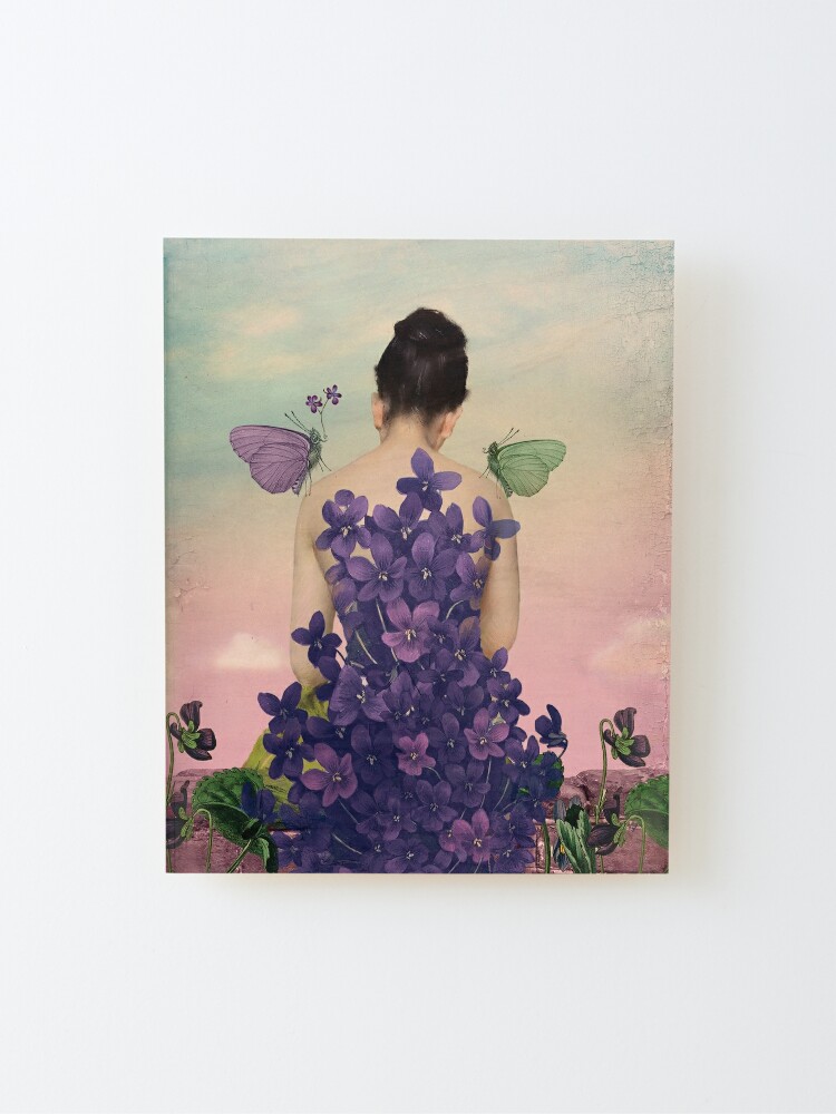 Alternate view of Violet Mounted Print