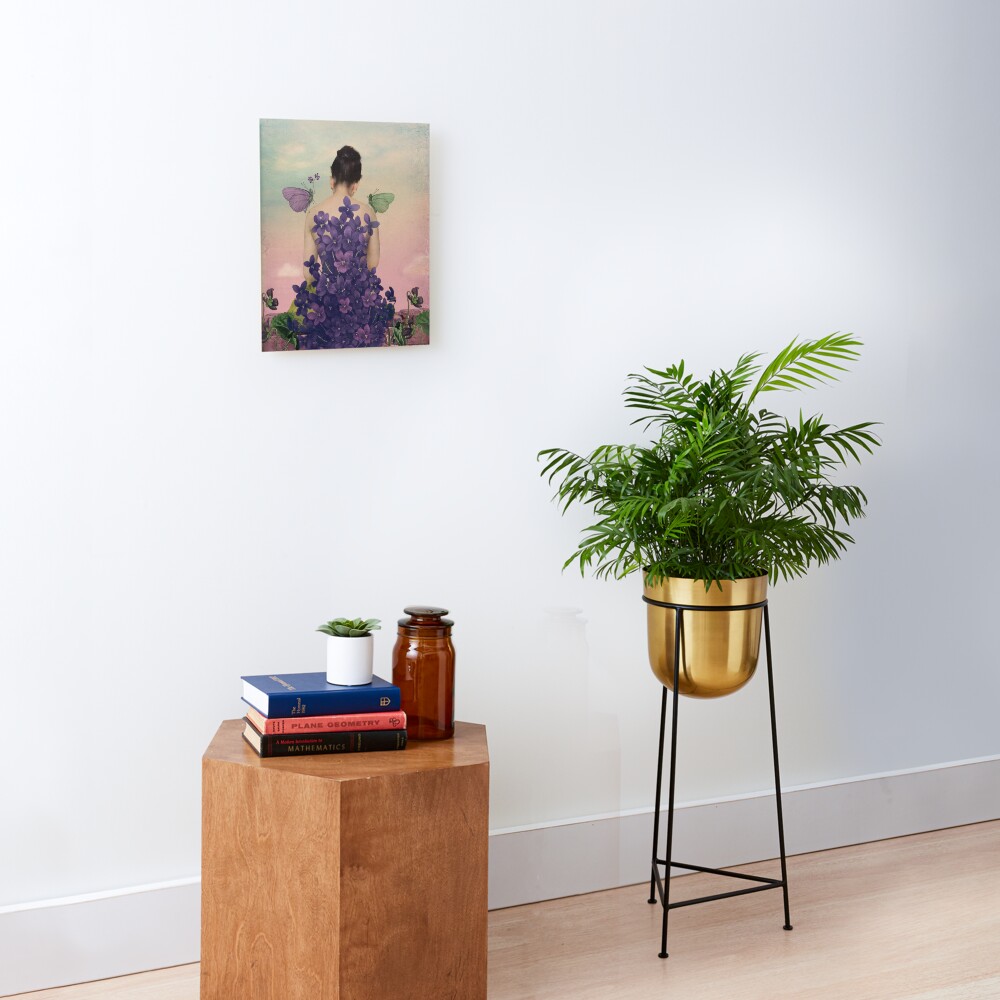 Violet Mounted Print