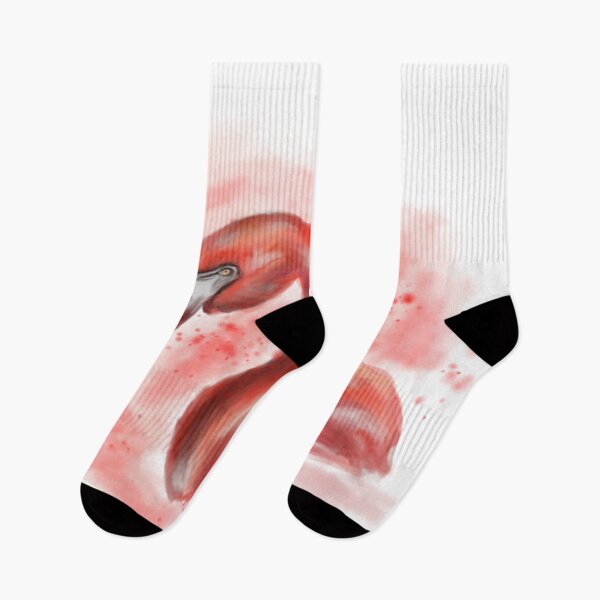 Artikelvorschau, Aquarell Flamingo entworfen und verkauft von glowing-quick.