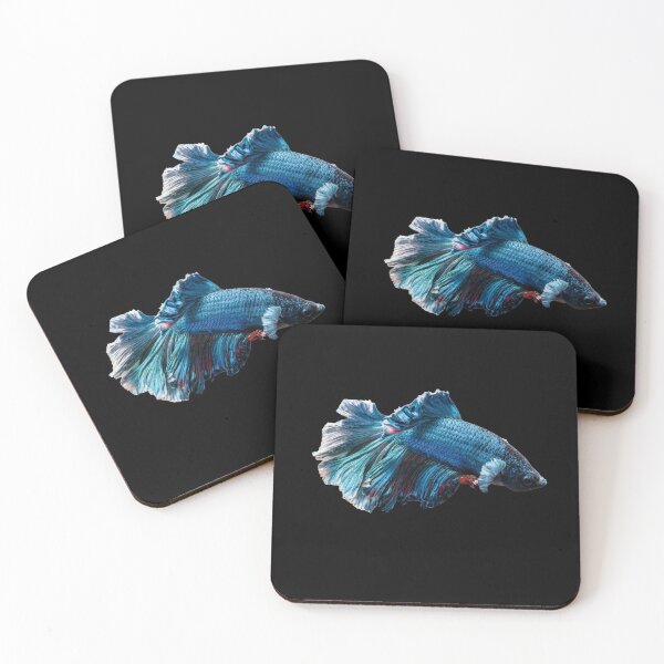 Item preview, Siamese fighting fish blue- betta splendens  designed and sold by kawrdesigns.