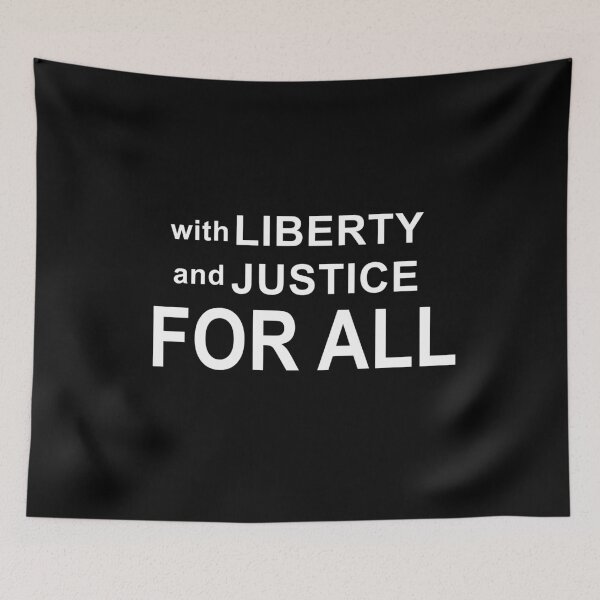 Item preview,  WITH LIBERTY AND JUSTICE FOR ALL Pledge of Allegiance designed and sold by LoveAndDefiance.