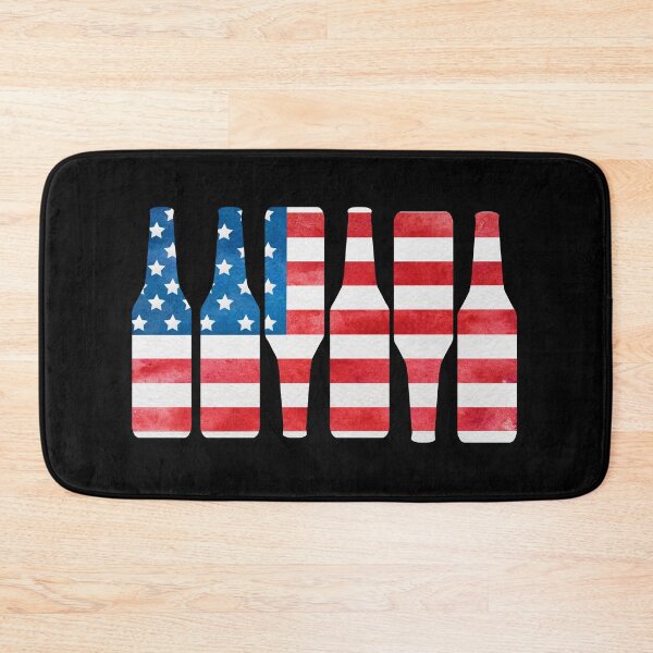 Item preview, Patriotic Beer Bottle USA flag shirt, 4th of July American Flag Beer designed and sold by ImBAEBAE7shop.