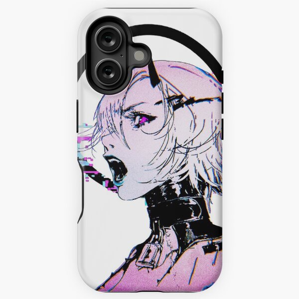 Artikel-Vorschau von Cyberpunk Glitch Girl Orb Vaporwave Style, designt und verkauft von OWLvision33.