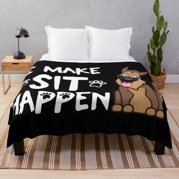 Item preview, I Make Sit Happen German Shepherd - Dog Love White designed and sold by 4U2NV-LDN.