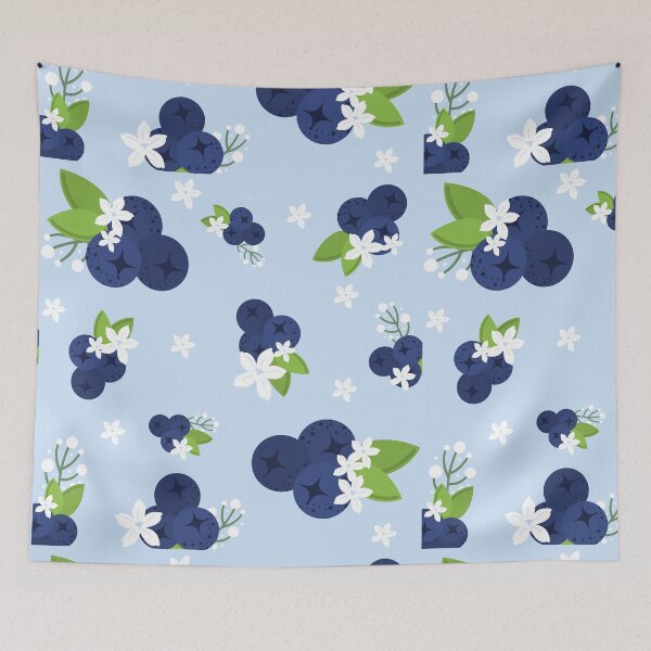 Item preview, Blueberry Flora designed and sold by MarineTreasury.